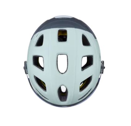 Kiiver CAIRN QUARTZ MIPS Transparent Visor LED USB Matte Eucalyptus Grey (elektrijalgrattale) (L) - Image 3