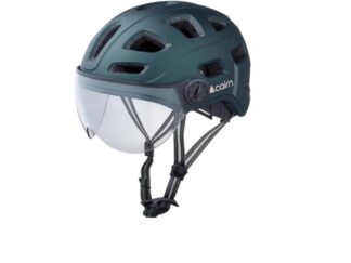 Kiiver CAIRN QUARTZ Transparent Visor LED USB Matte Metallic Night (L)