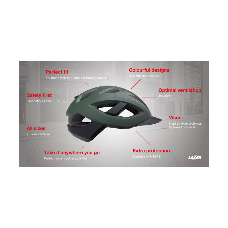 Kiiver LAZER Cameleon MIPS, Matte Dark Green (M) - Image 5