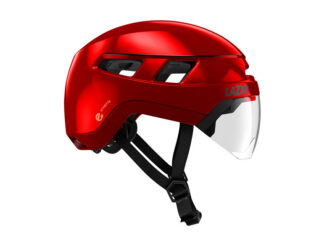 Kiiver LAZER URBANIZE +led, Metallic Red, punane (M)