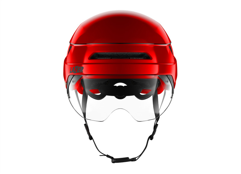 Kiiver LAZER URBANIZE +led, Metallic Red, punane (M) - Image 2