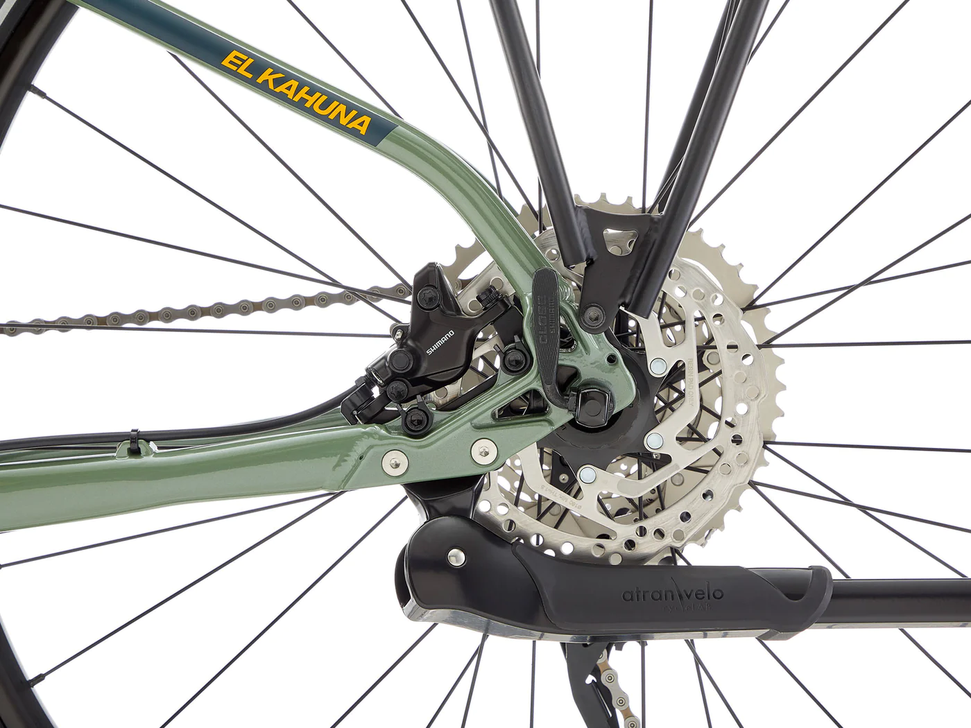 Elektrijalgratas KONA El Kahuna SUV, 29" Gloss Landrover (Green) (XL) - Image 14