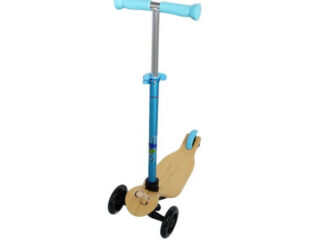 Laste tõukeratas GreenGo Wood Kids Scooter Blue