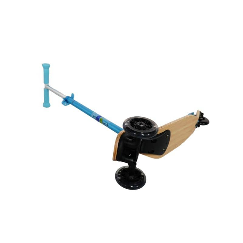 Laste tõukeratas GreenGo Wood Kids Scooter Blue - Image 2