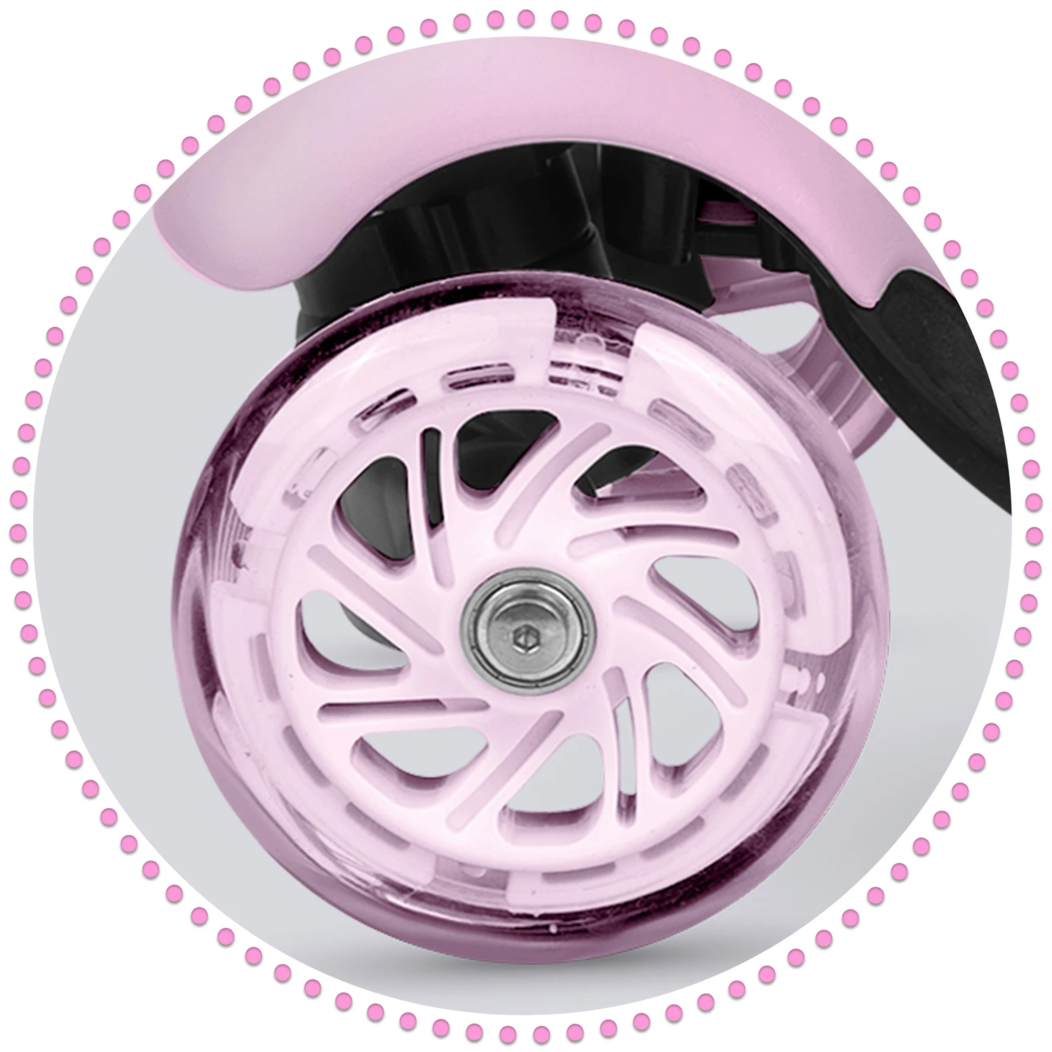 Laste tõukeratas RICOKIDS Cubi, roosa - Image 7