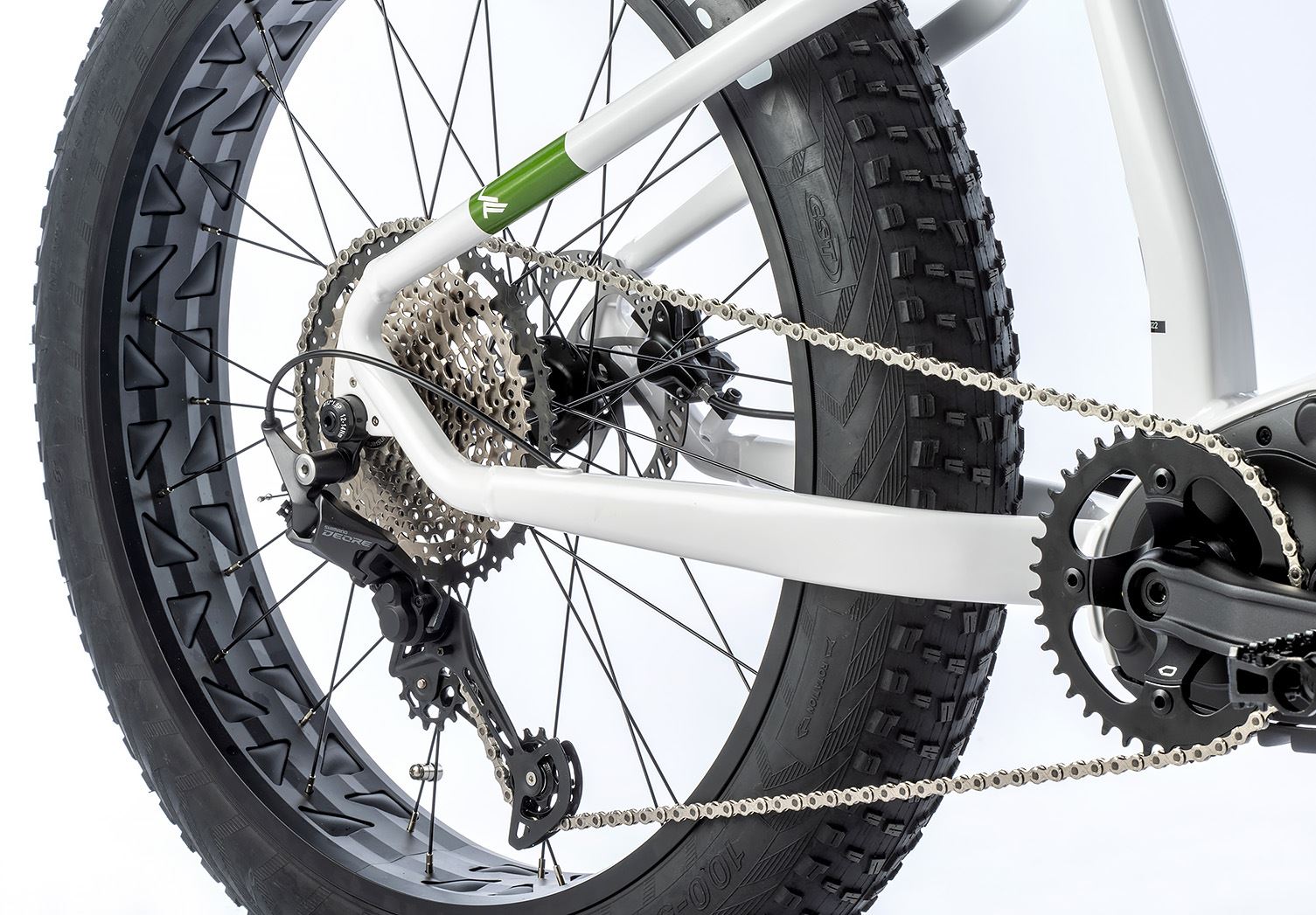 Elektrijalgratas LEADER FOX Brasa 26" Fat Bike: White (M) - Image 2