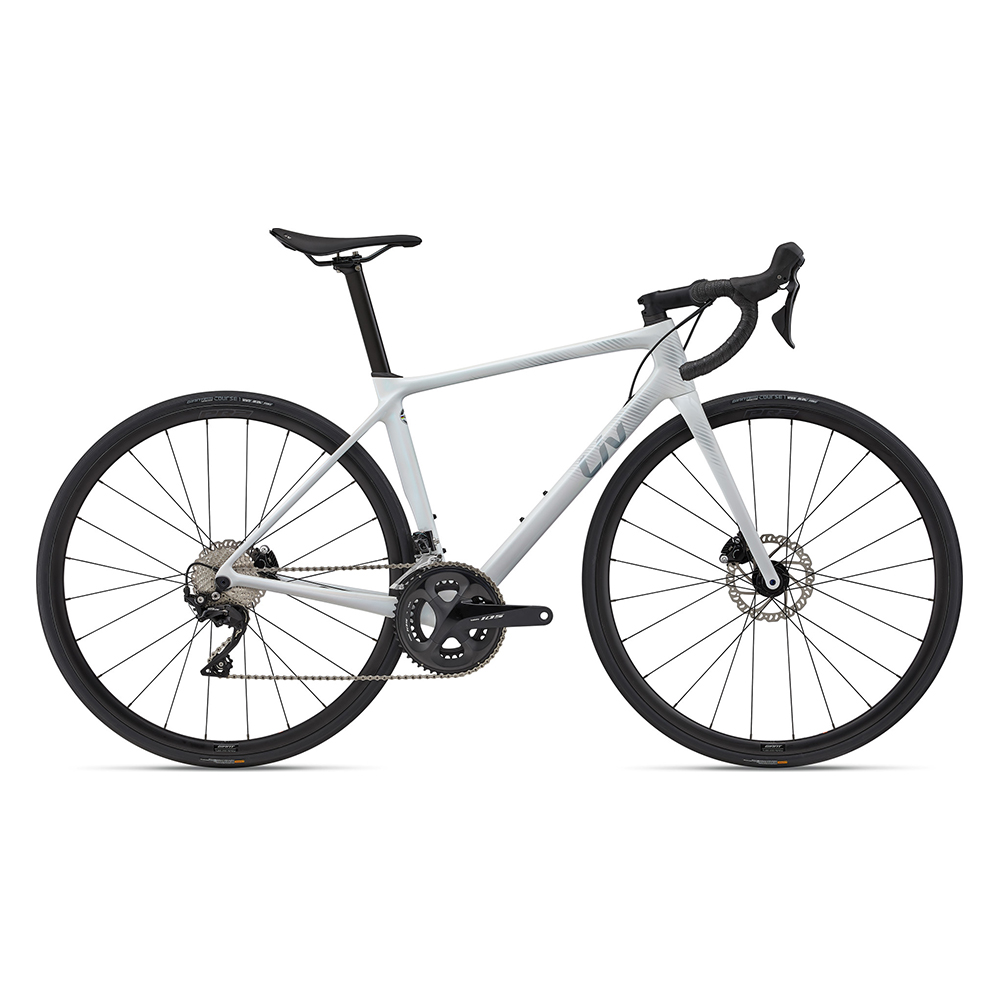 Maanteeratas Liv Langma Advanced 2 Disc Unicorn White, valge (L)