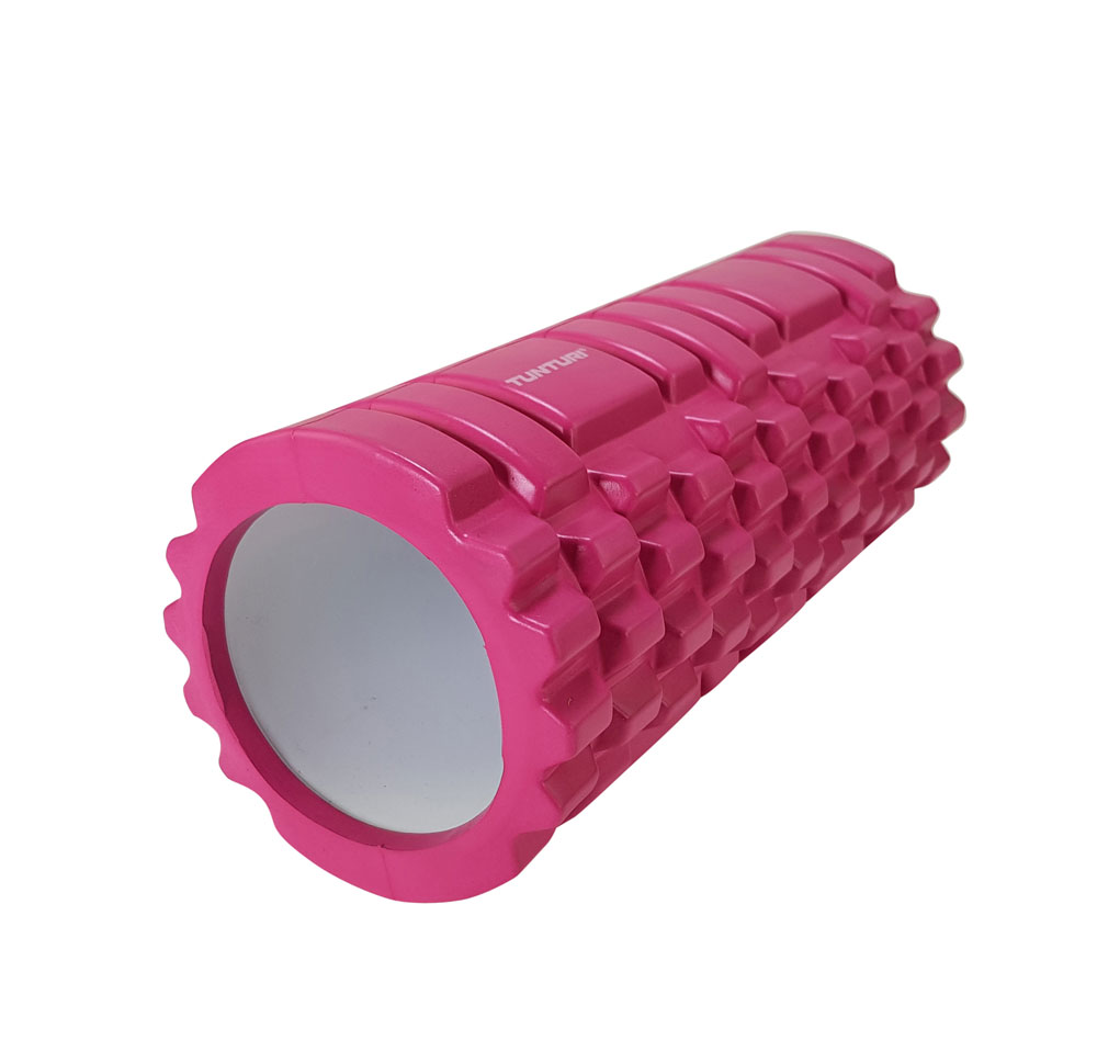 Massaažirull TUNTURI Yoga Foam Grid Roller 33cm, roosa - Image 5
