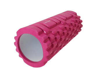 Massaažirull TUNTURI Yoga Foam Grid Roller 33cm, roosa