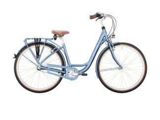 Naiste jalgratas EXCELSIOR Swan Urban 26" 45 cm, 3k, sinakashall/matt