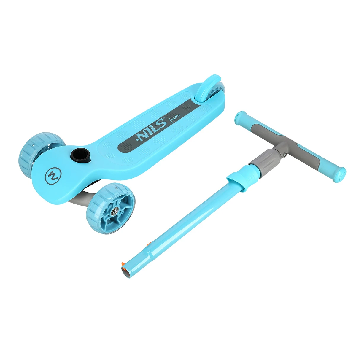 Laste tõukeratas NILS FUN HLB09 Turquoise Scooter, sinine - Image 10