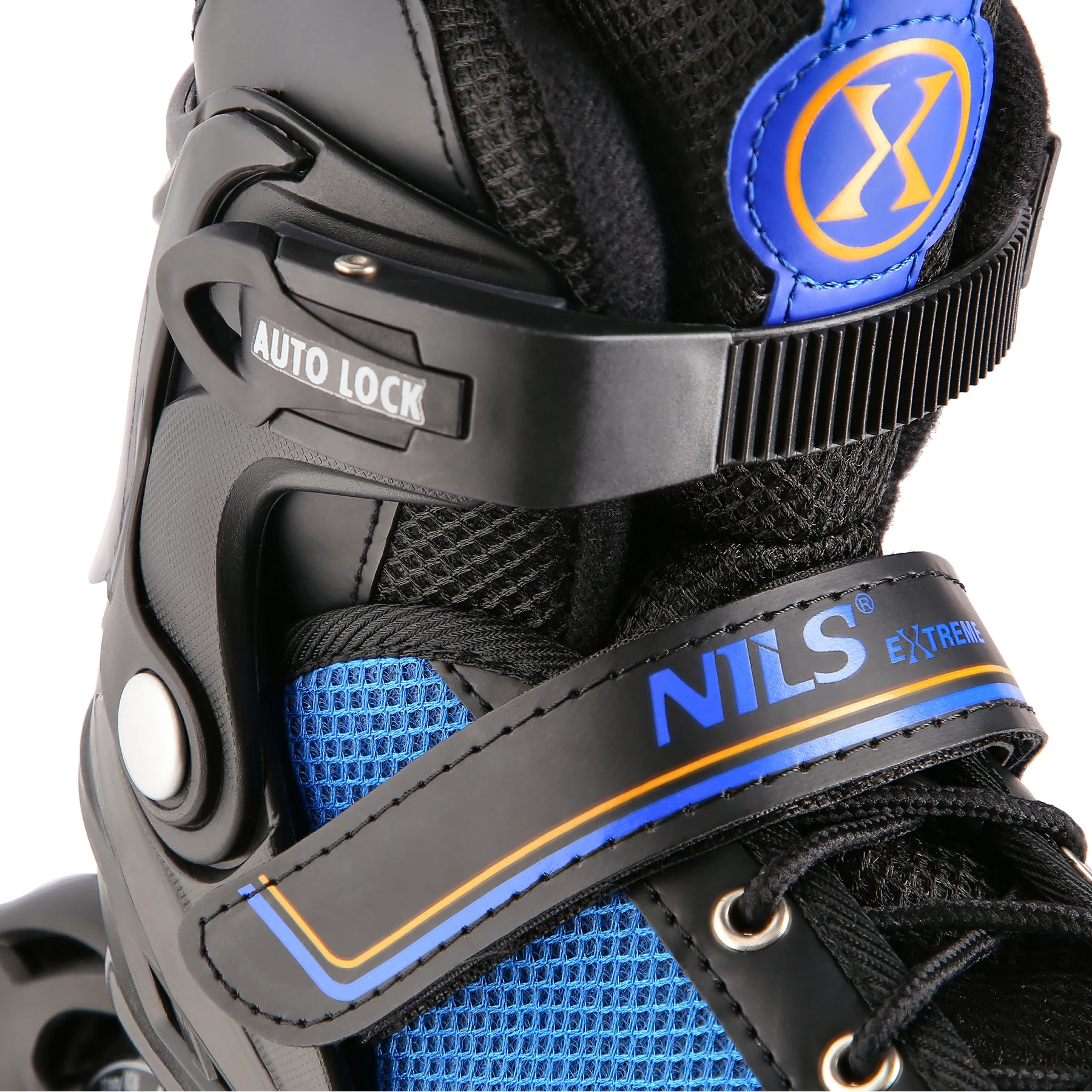 2in1 (rull)uisud NILS EXTREME NH18188 In-line Skates/Hockey Ice Skates, must-sinine-oranž, L (39-43) - Image 4