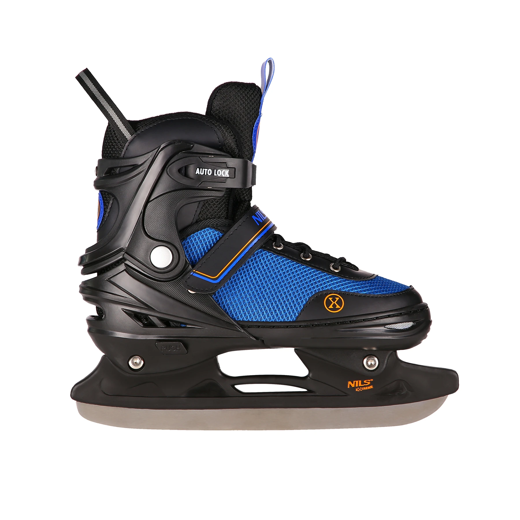 2in1 (rull)uisud NILS EXTREME NH18188 In-line Skates/Hockey Ice Skates, must-sinine-oranž, L (39-43) - Image 5