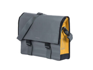 Õlakott pakiraamikinnitusega BASILURBAN LOAD, 15-17 L, õlarihmaga, hall