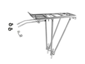 Pakiraam M-WAVE Screw-On II A, 24"-28", hõbe