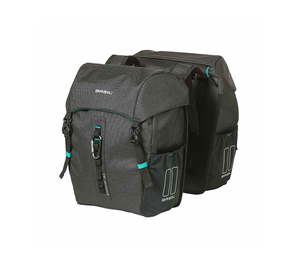 Pakiraamikott BASIL DISCOVERY 365D, M, 18 l, kahepoolne, must