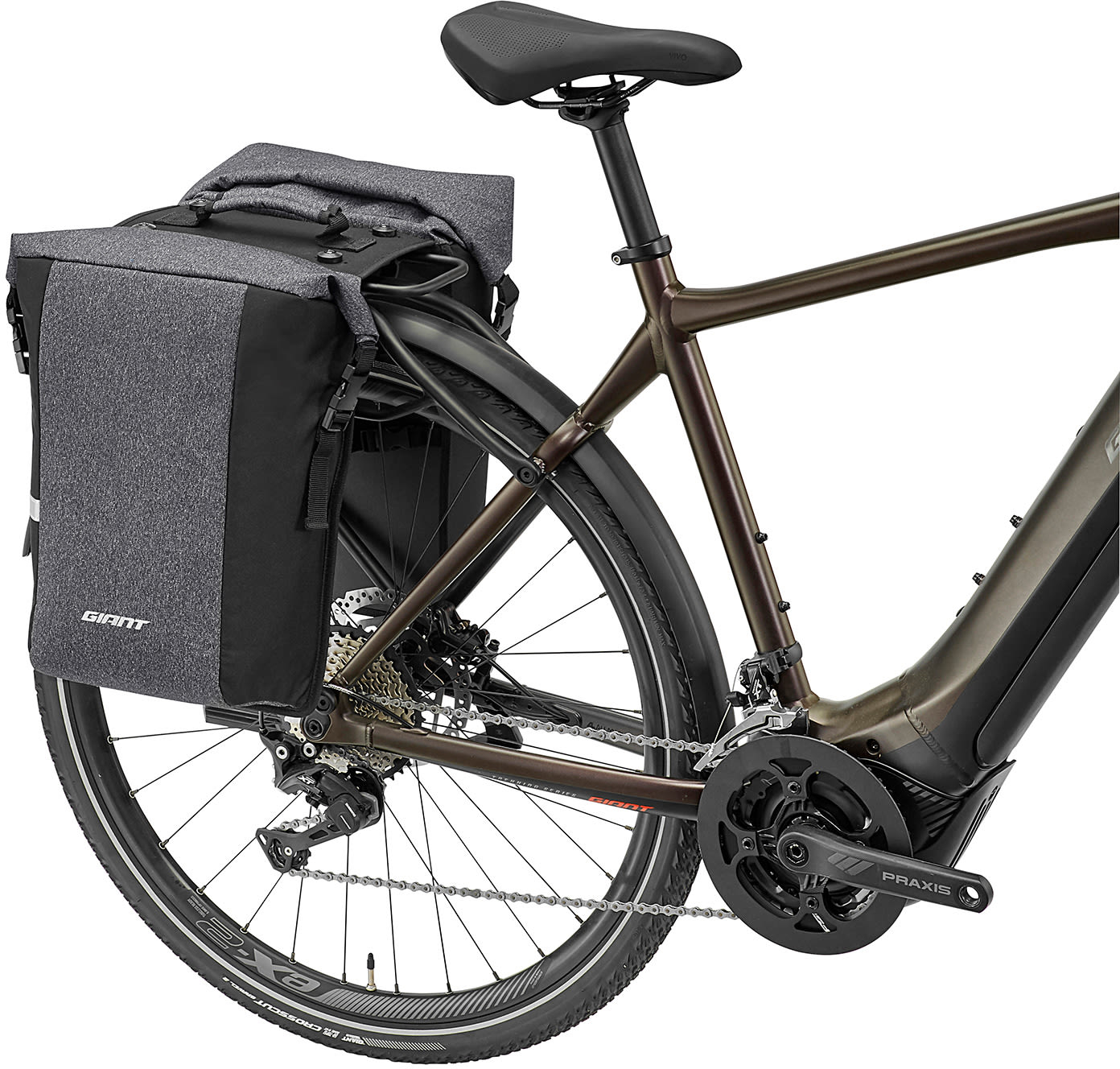 Pakiraamikott GIANT Transporter MIK Pannier Bag, hall, L - Image 4