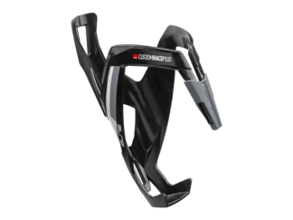 Pudelihoidja ELITE Custom Race+ Black Glossy, White Graphic (must)