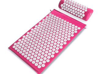 Punktimassaaži matt padjaga MM-001 Acupressure Mat with Pillow, roosa