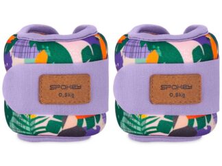 Randme- ja pahkluuraskused SPOKEY Home Jungle 2x0.5 kg, lilla-kirju