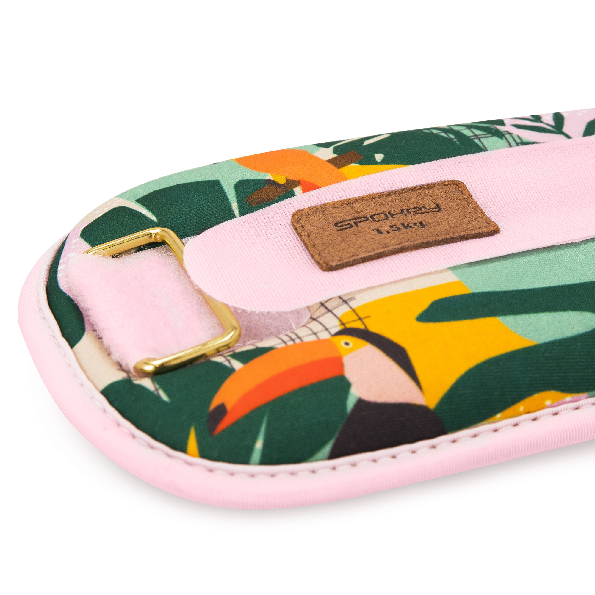 Randme- ja pahkluuraskused SPOKEY Home Jungle 2x1.5 kg, roosa-kirju - Image 7