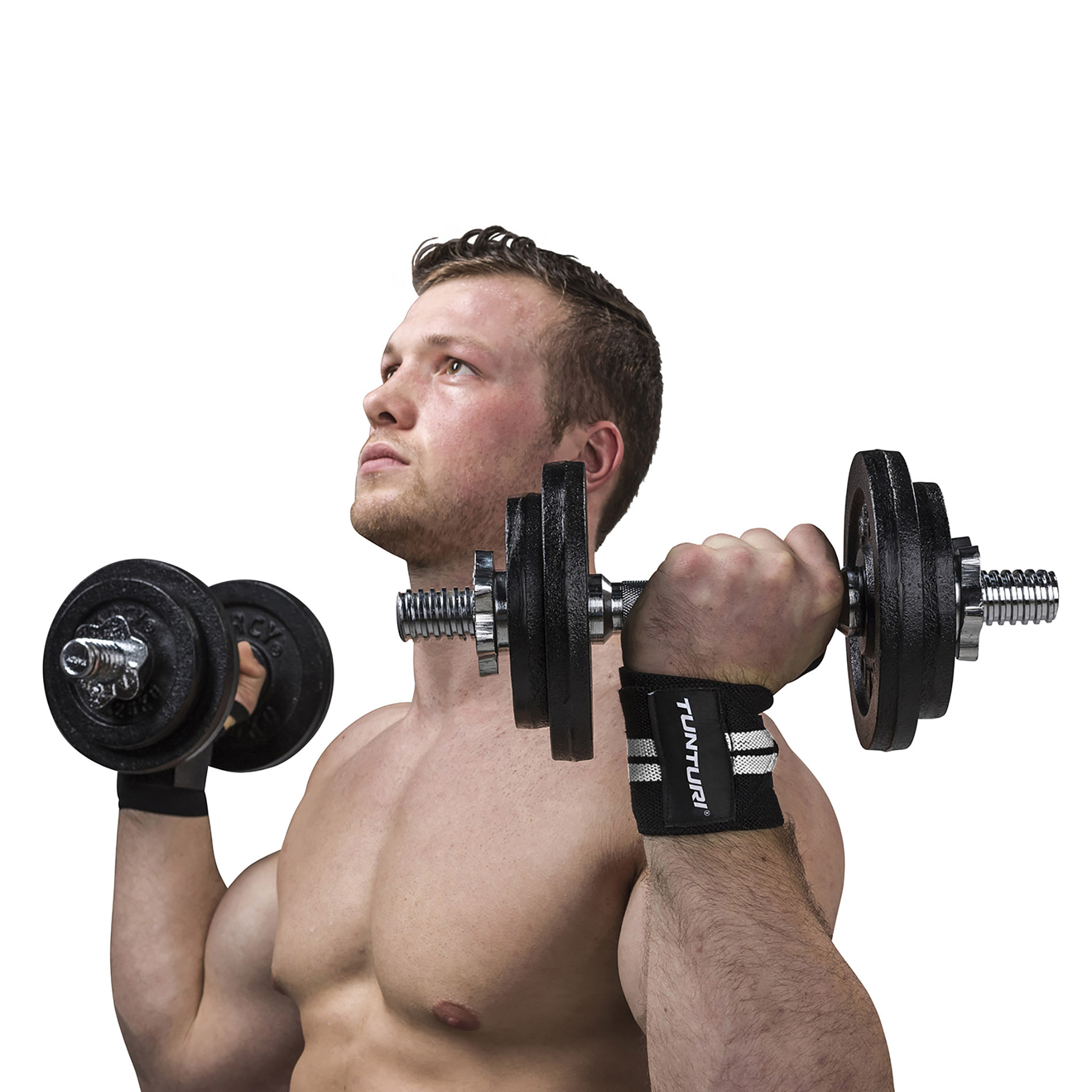 Randmerihmad TUNTURI Wrist Wraps, valged - Image 2