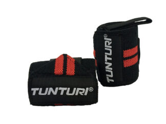Randmerihmad Tunturi Wrist Wraps, punane