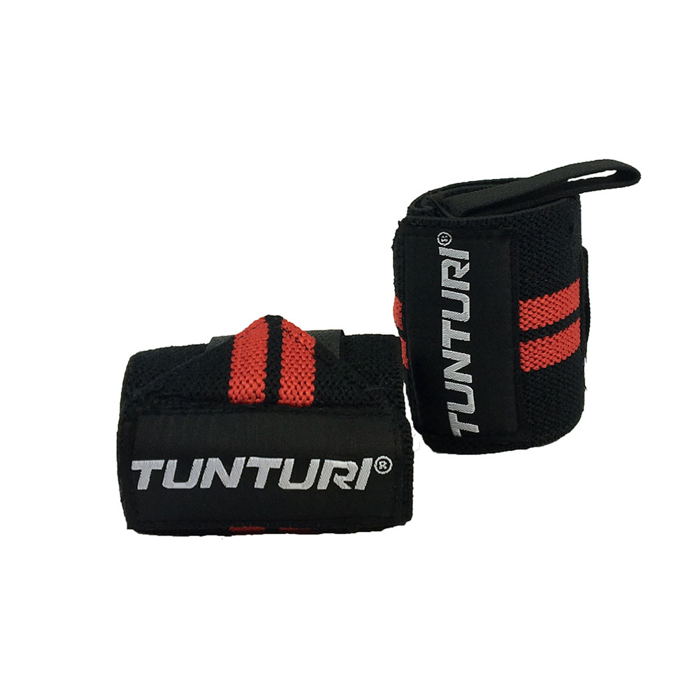 Randmerihmad Tunturi Wrist Wraps, punane
