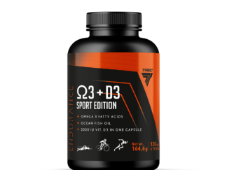 Rasvhapped lisandiga TREC OMEGA 3 + D3 SPORT EDITION 120 kapslit
