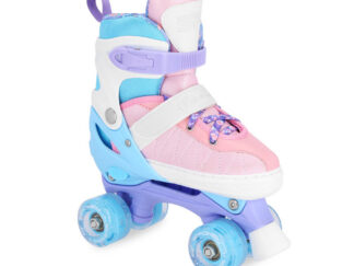 Reguleeritavad rulluisud SPOKEY Buff Pro, roosa-valge-sinine-lilla