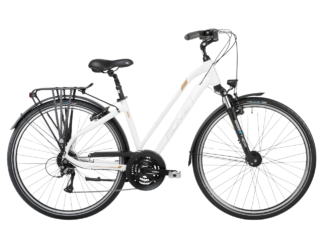 Naiste jalgratas ROMET Gazela 5, valge-kuldne (L)