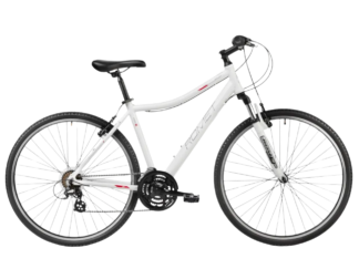 Naiste jalgratas ROMET Orkan D, valge-lilla (S)