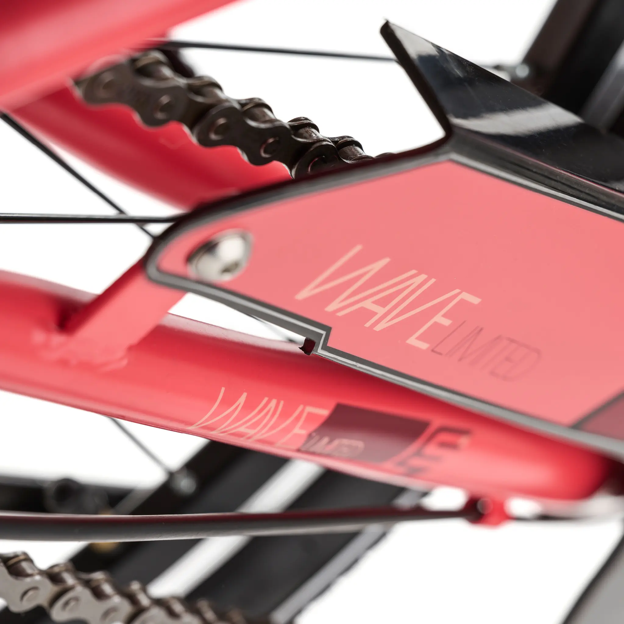 Laste jalgratas S´COOL Wave Steel LTD, 24" korall/punane - Image 5