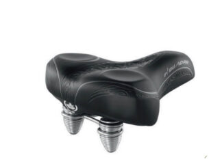 Sadul SELLE Monte Grappa PiQuadro, 280 x 235 mm, double vedrud, must