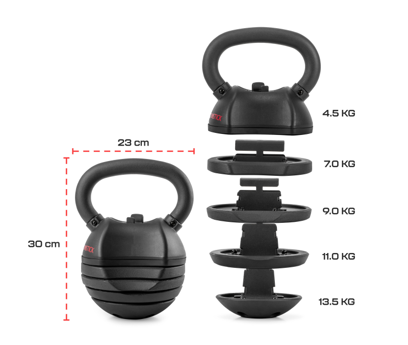 Sangpomm GYMSTICK Quick-Lock Kettlebell 13.5 kg - Image 2