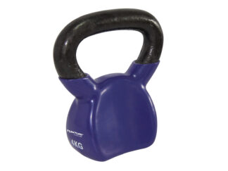 Sangpomm TUNTURI Vinyl Kettlebell 4kg, lilla