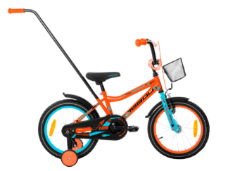 Laste jalgratas TABOU Rocket Alu, 14" oranž-sinine