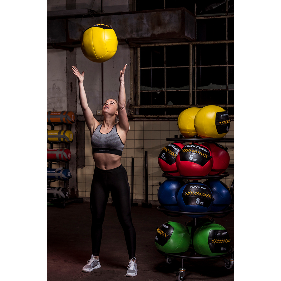 Topispall Tunturi Wall Ball 8 kg, sinine - Image 6