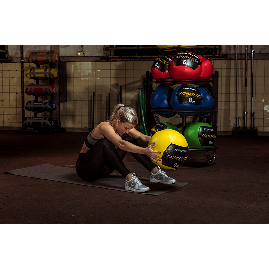 Topispall Tunturi Wall Ball 8 kg, sinine - Image 3