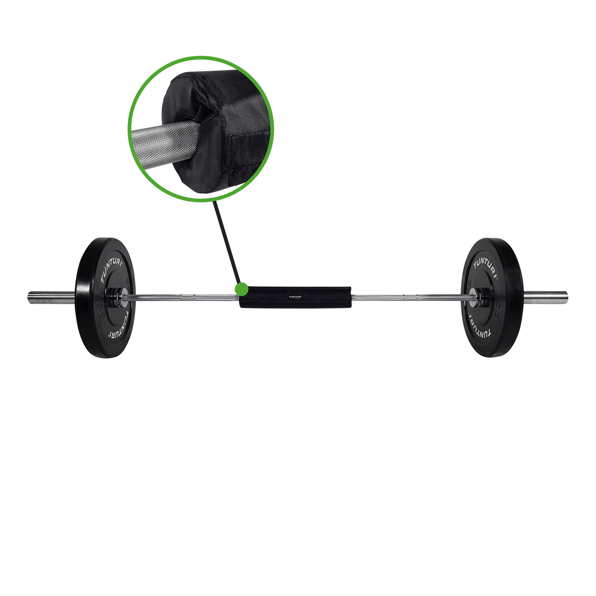 Tõstekangi pehmendus kaelale TUNTURI Pro Barpad Deluxe - Image 6