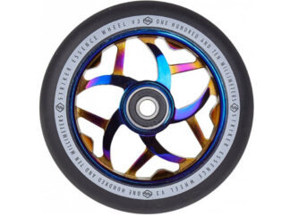 Ratas tõukerattale Striker Essence V3 Black Pro Scooter Wheel Blue Chrome