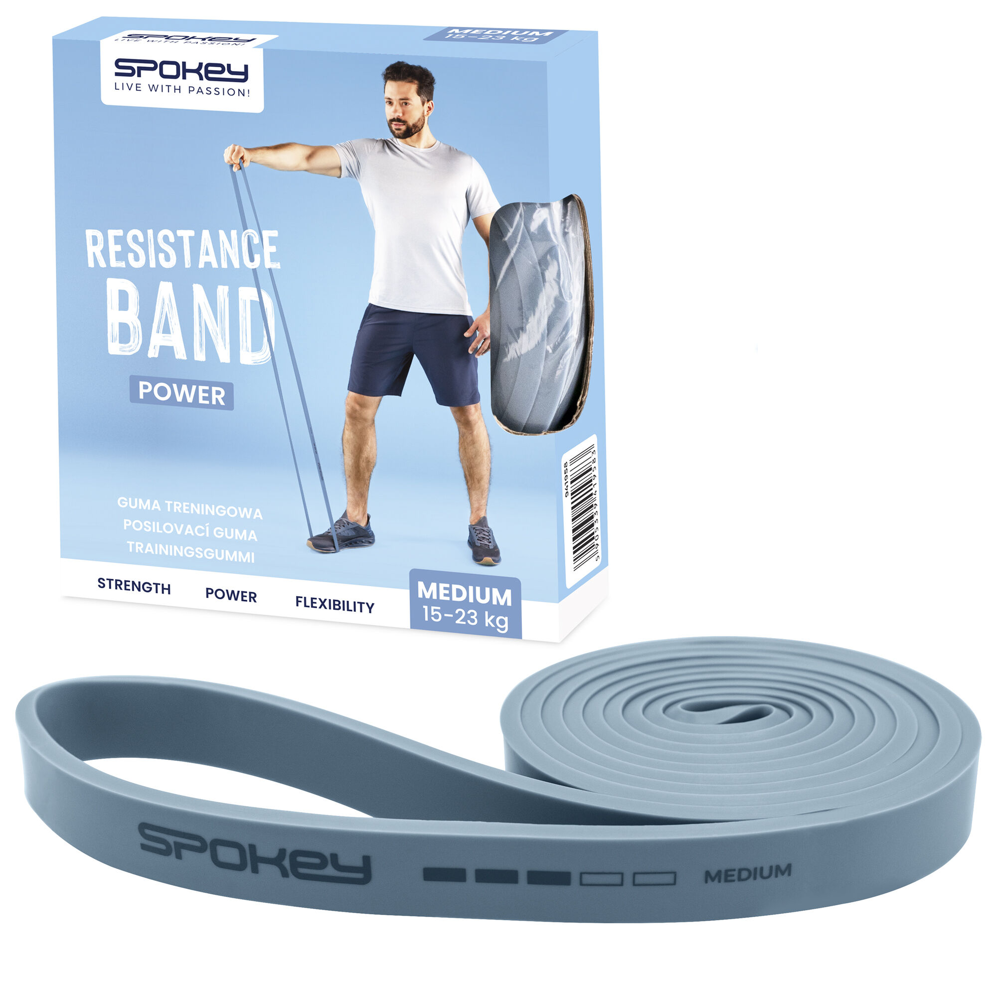 Treeningkumm SPOKEY Power, keskmine, sinine - Image 3