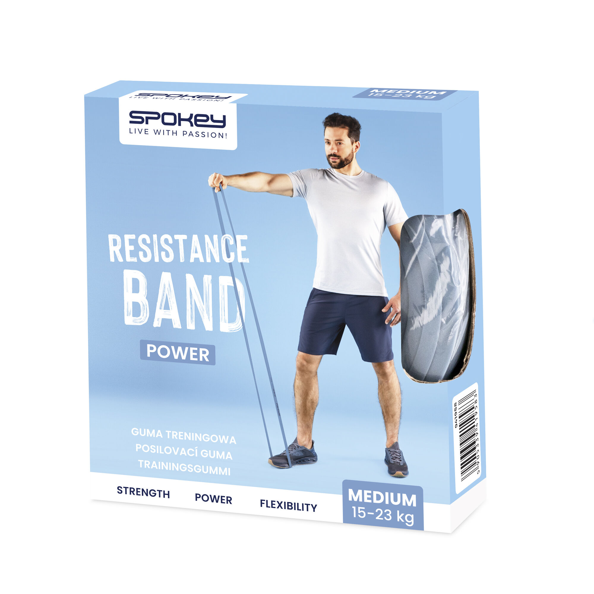 Treeningkumm SPOKEY Power, keskmine, sinine - Image 6