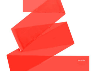 Treeningkumm SPOKEY Ribbon, tugev, punane