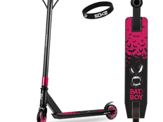 Trikitõukeratas SOKE EVO, must-roosa