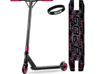 Trikitõukeratas SOKE EVO, must-roosa