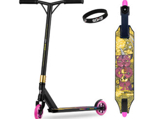 Trikitõukeratas SOKE PRO must-roosa-kuldne