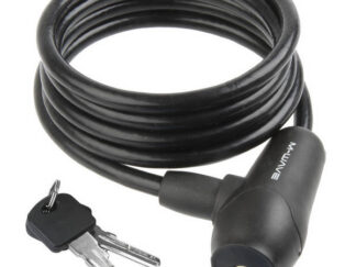 Trosslukk M-WAVE 150cm x 8mm, must