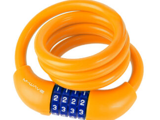 Trosslukk M-WAVE DS 12.10 S, 100 cm x 12mm, oranž