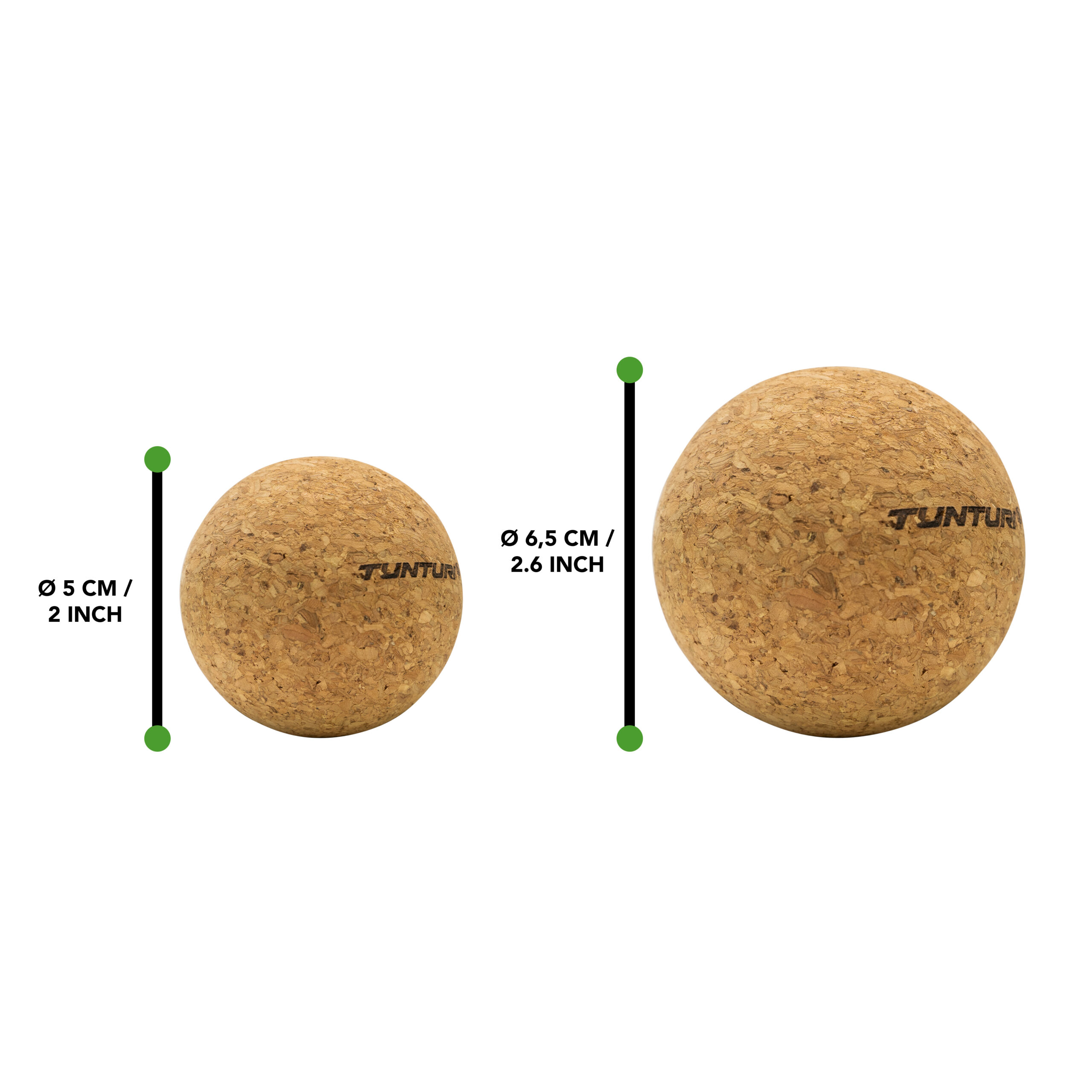 Massaažipallid Tunturi Cork Massage Ball Set - Image 6